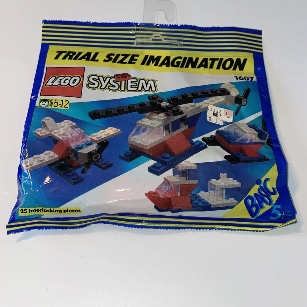 Vintage Lego System‎ set 1607 Helicopter from 1993